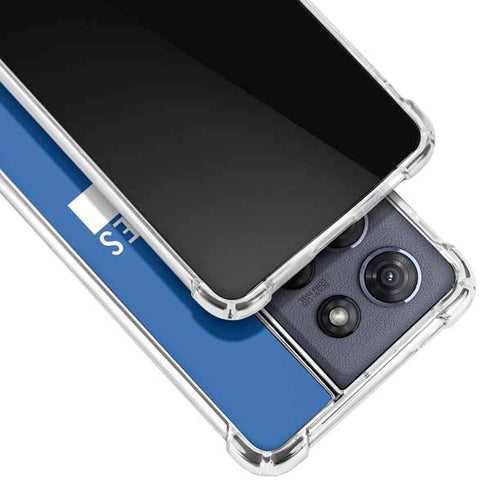 NFL Los Angeles Rams Blue Performance Series Moto G Play 5G (2025) Clear Case